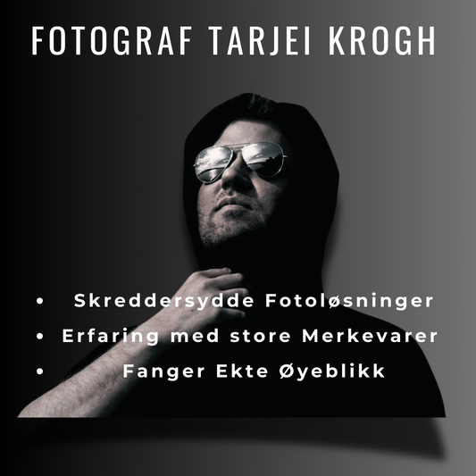"profesjonell fotograf," "fotograf til bedrift," "fotograf for portretter," and "bedriftsfotograf."