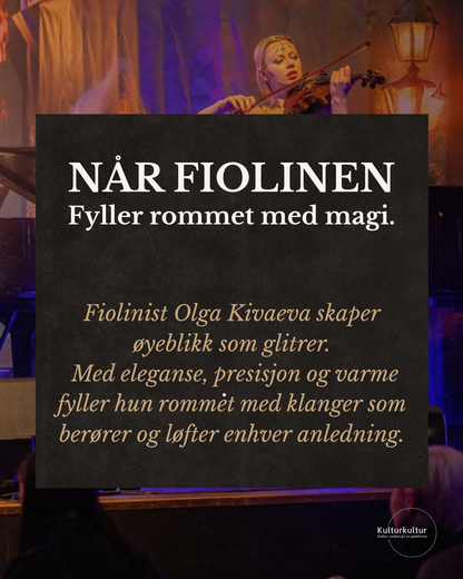 Fiolinist Olga Kivaeva – musikk til event, bryllup og firmafest