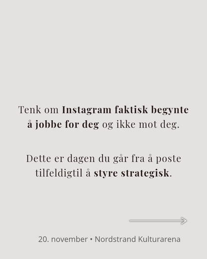 Bedriftskurs i Instagram – lær å markedsføre smart og effektivt