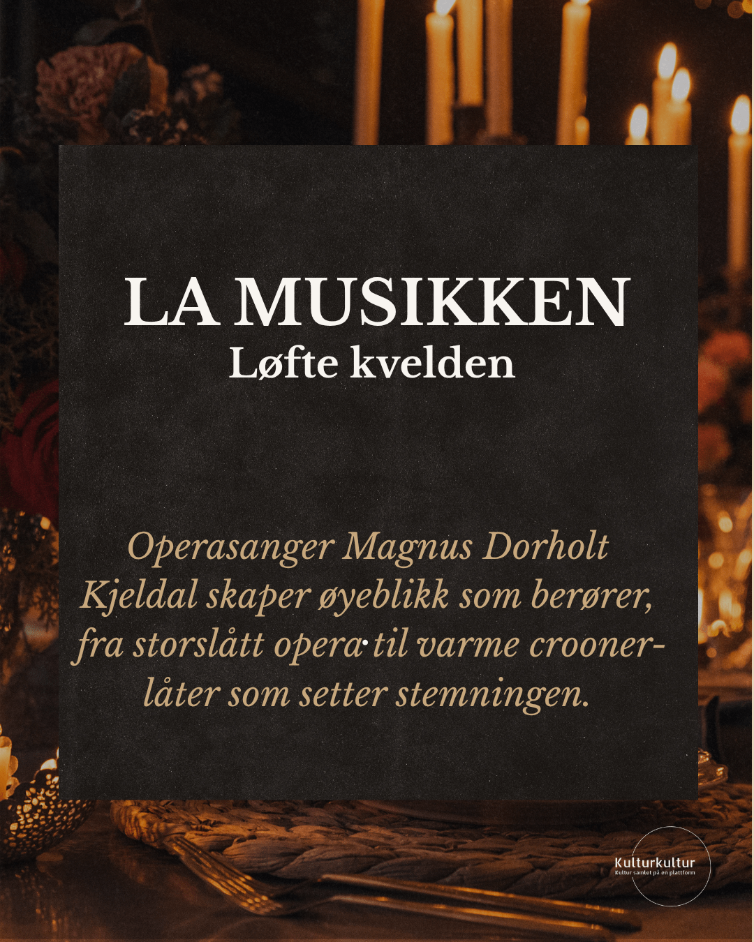 Operasanger til ditt event, julebord eller bedriftsarrangement | Instagram kurs i Oslo | Kulturkultur