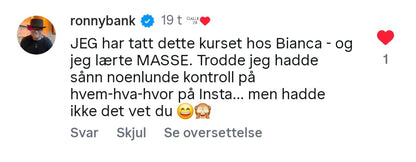 Bianca Marie Nilsen viser hvordan du får flere følgere og kunder gjennom smart og kreativ markedsføring på Instagram