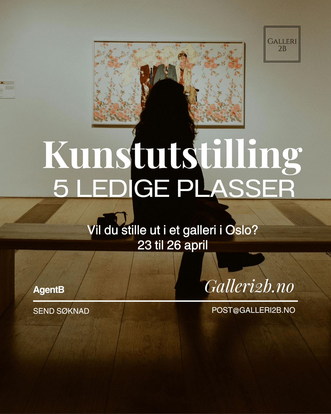 Vil du stille ut kunsten din? Kunstutstilling i april - 5 ledige plasser 🌟 | Instagram kurs i Oslo | Kulturkultur