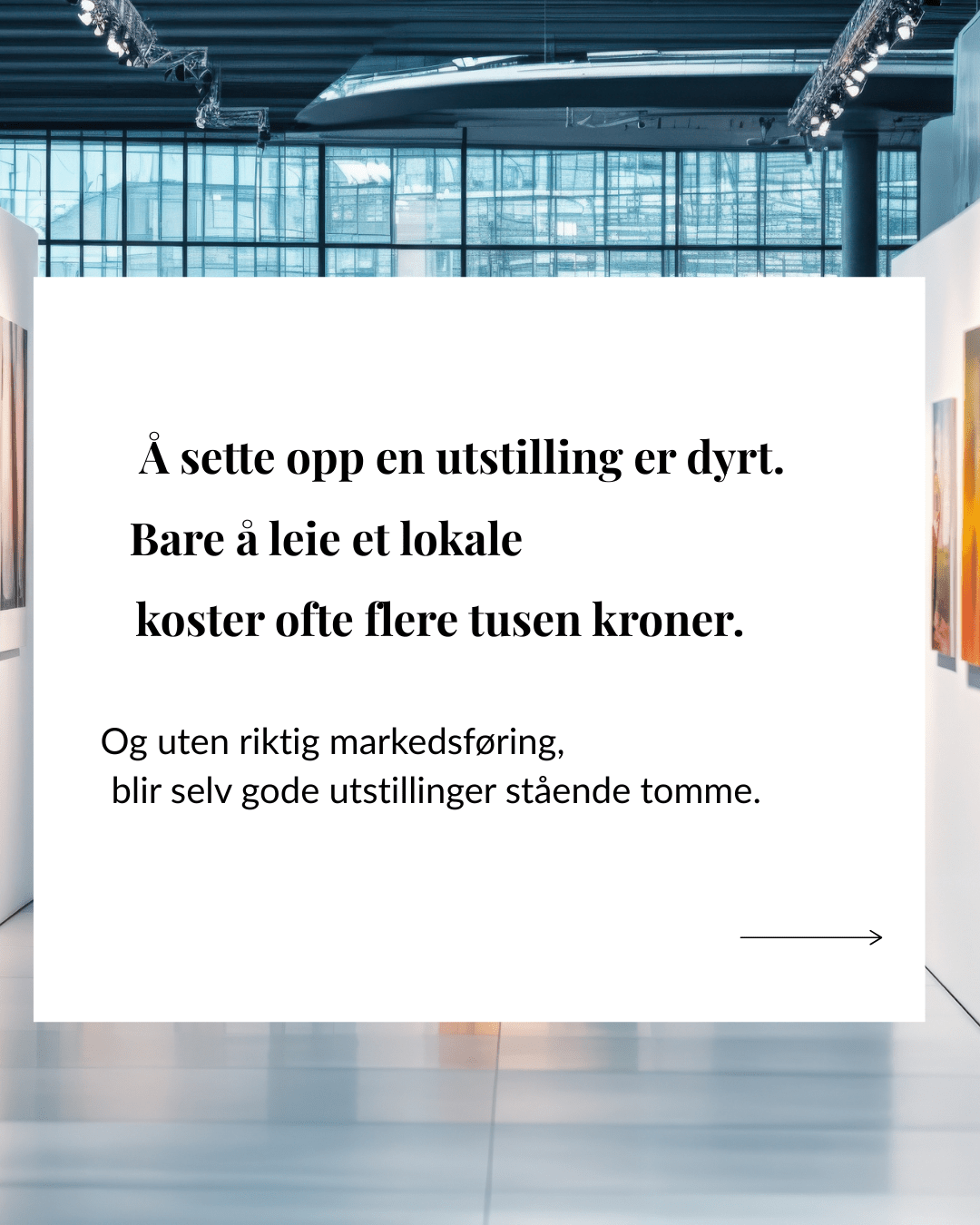 Vil du stille ut kunsten din? Kunstutstilling i april - 5 ledige plasser 🌟 | Instagram kurs i Oslo | Kulturkultur